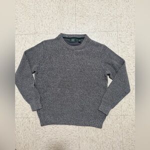 G.H. Bass & Co. Gray and Brown Crewneck Sweater
